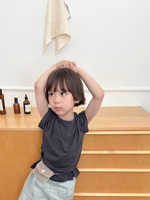 [DIGREEN] Layered T-shirt / [디그린] 레이어드반팔티