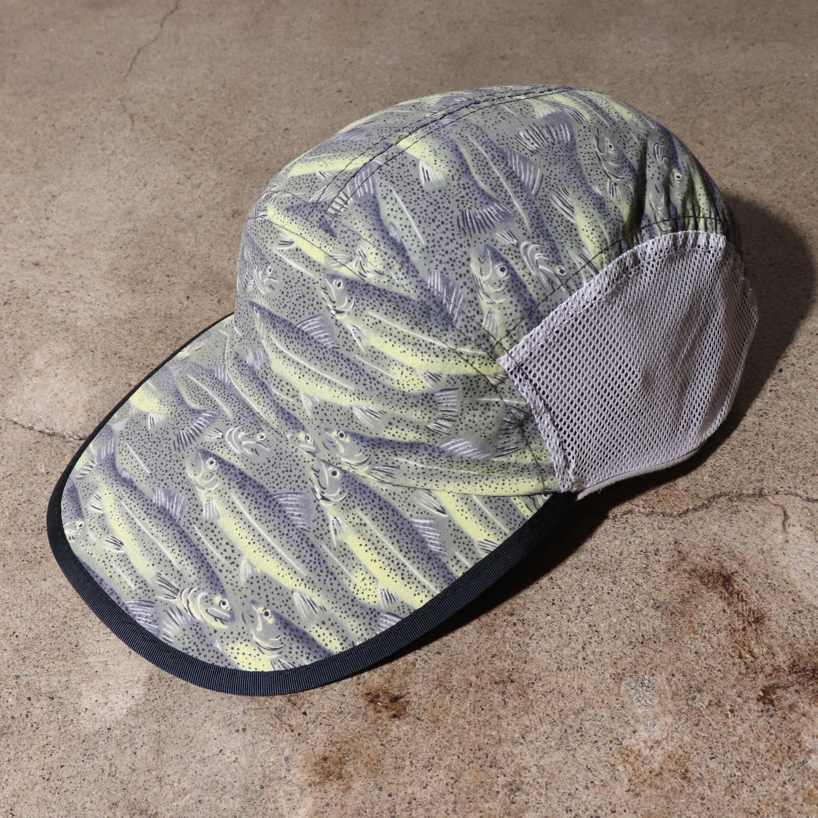 Patagonia スプーンビルCAP トラウト柄 02年 USA製 M-