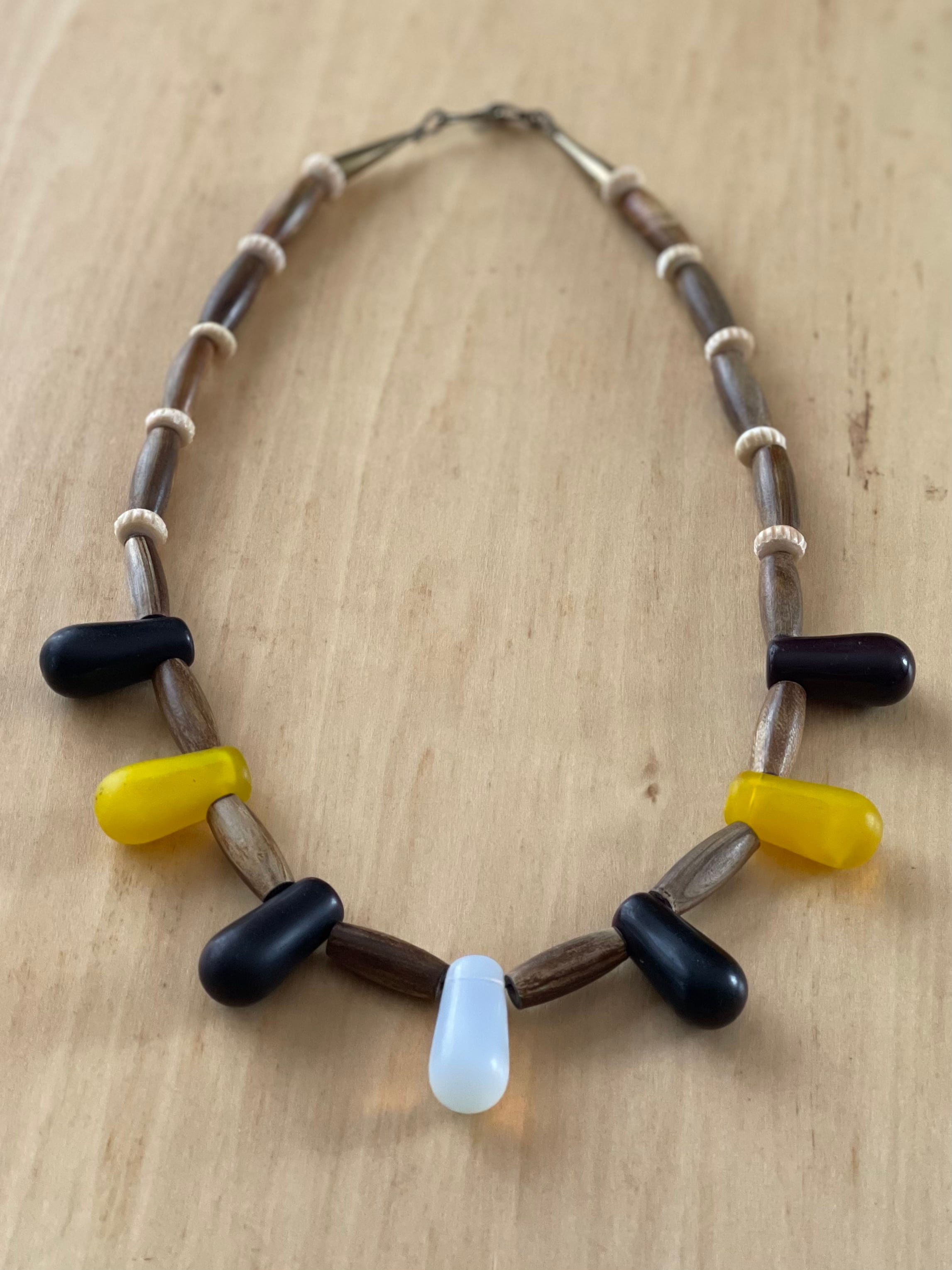 【ケンジン】ビンテージ ガラスビーズ ネックレス/VINTAGE  GLASS BEADS NECKLACE "KENZIN"