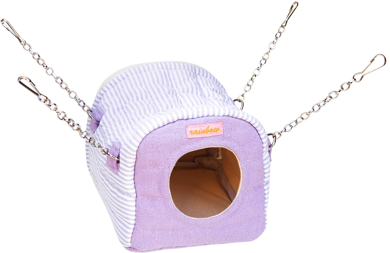 【小動物用品】アーチのおうち　ベージュ/ラベンダー