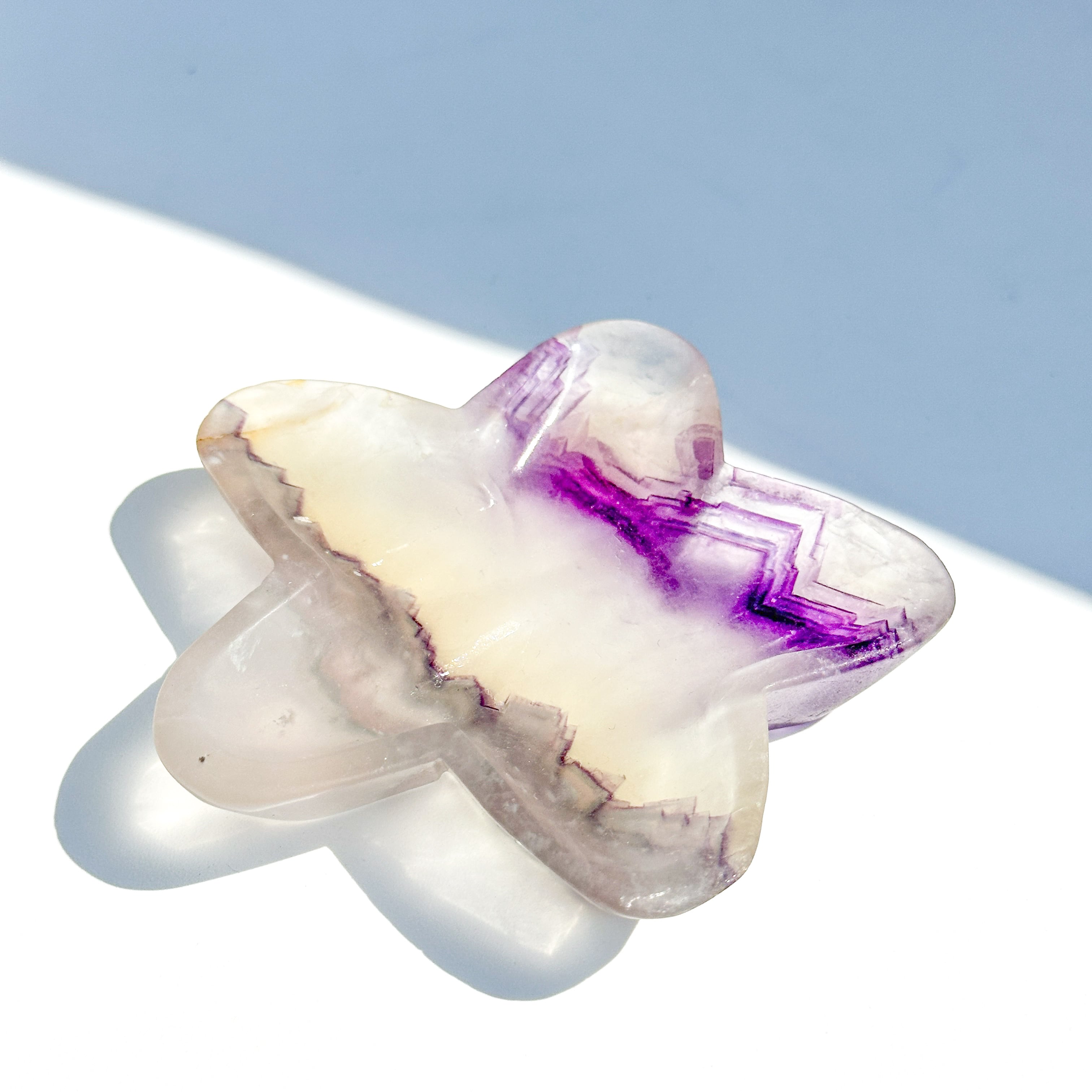 レインボーフローライト星型のうつわ01◇ RainbowFluorite ◇天然石・鉱物・パワーストーン・インテリア
