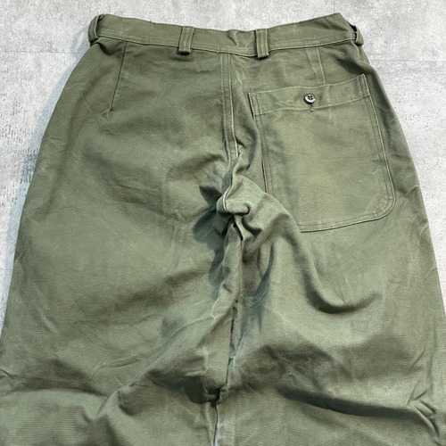 希少 60s フランス軍 実物 メカニックパンツ？ m64同時期モデル 詳細写真11