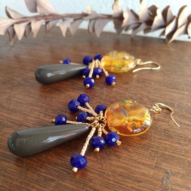 オリエンタルなピアス（vintage part)