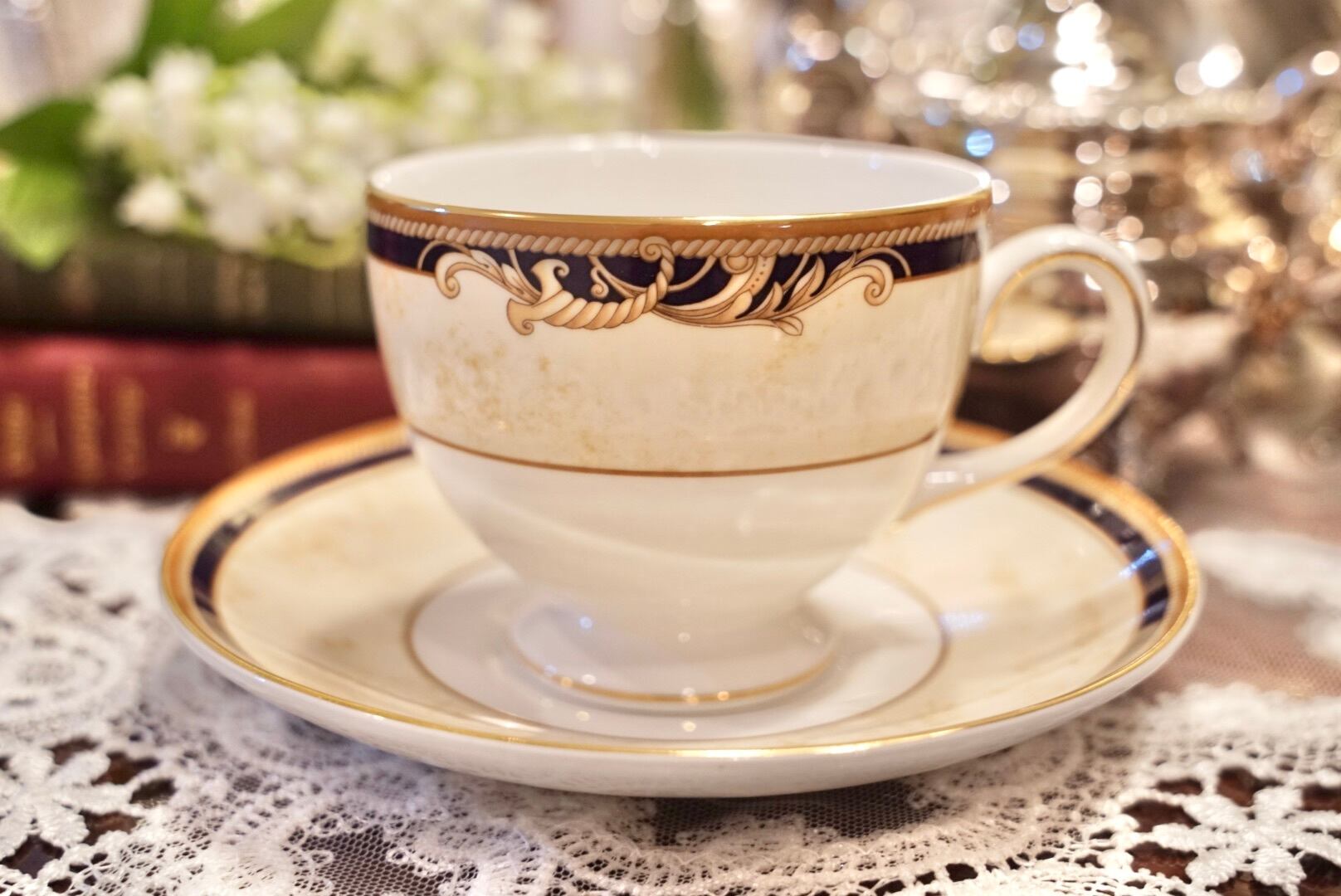 B【Wedgwood】ウェッジウッド Cornucopia コーヌコピア カップ&ソーサー ヴィンテージ