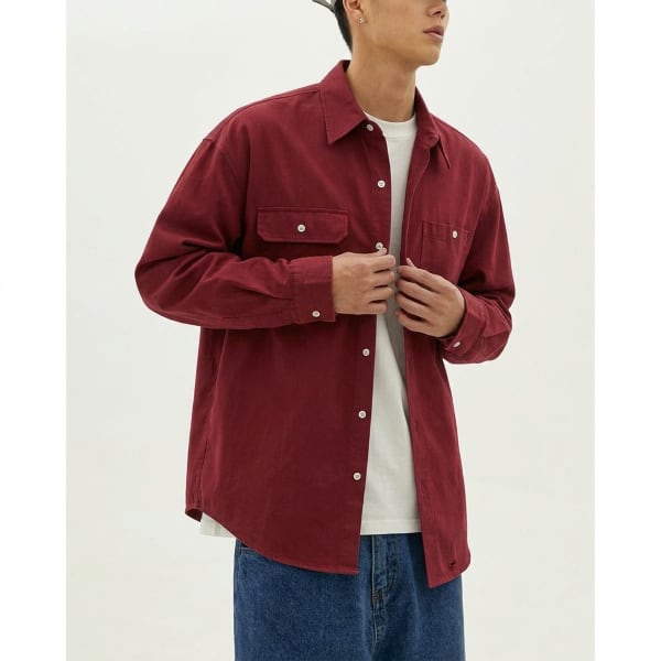 Front pocket design shirt C4485