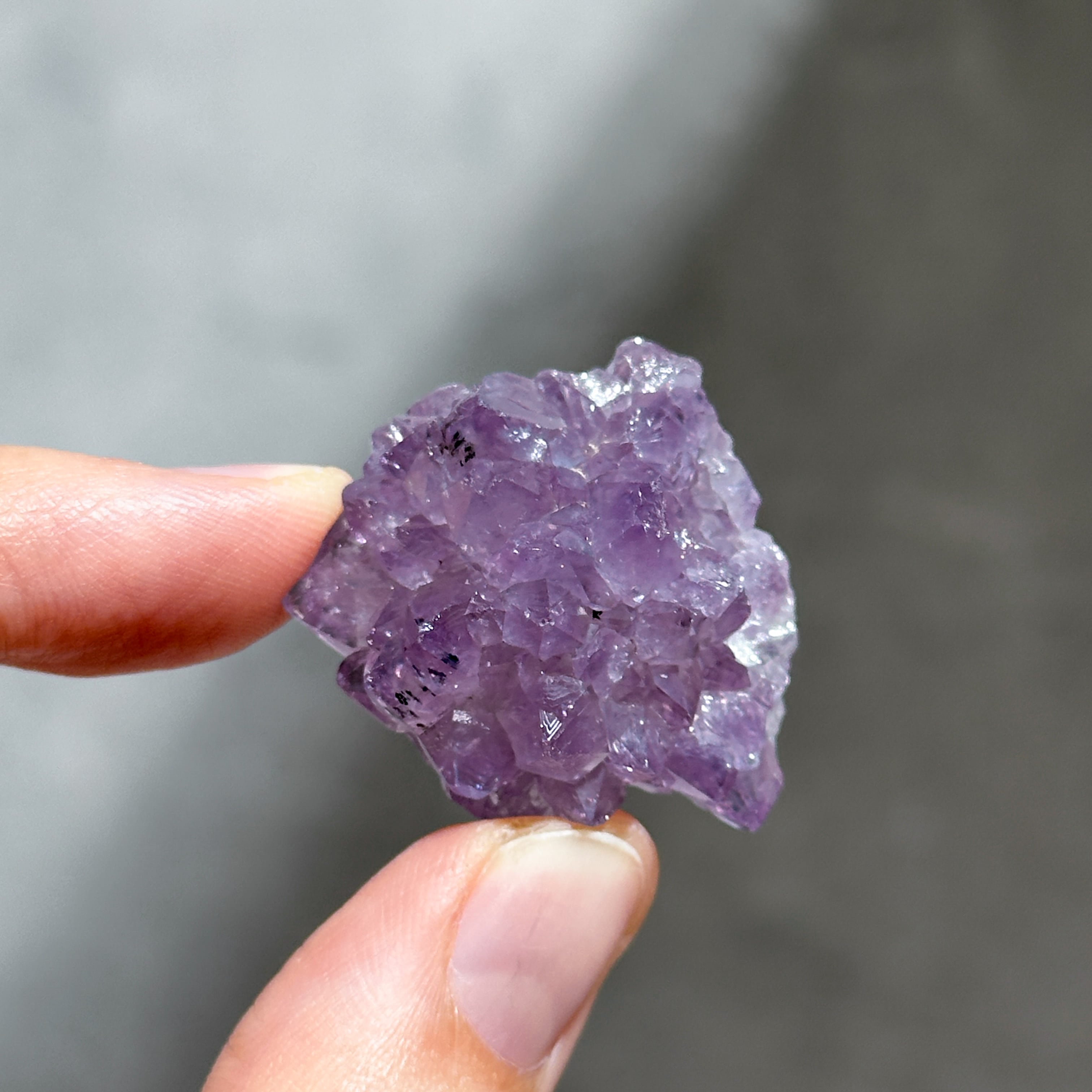 ウルグアイ産フラワーアメジスト 原石43◇ Flower Amethyst ◇天然石