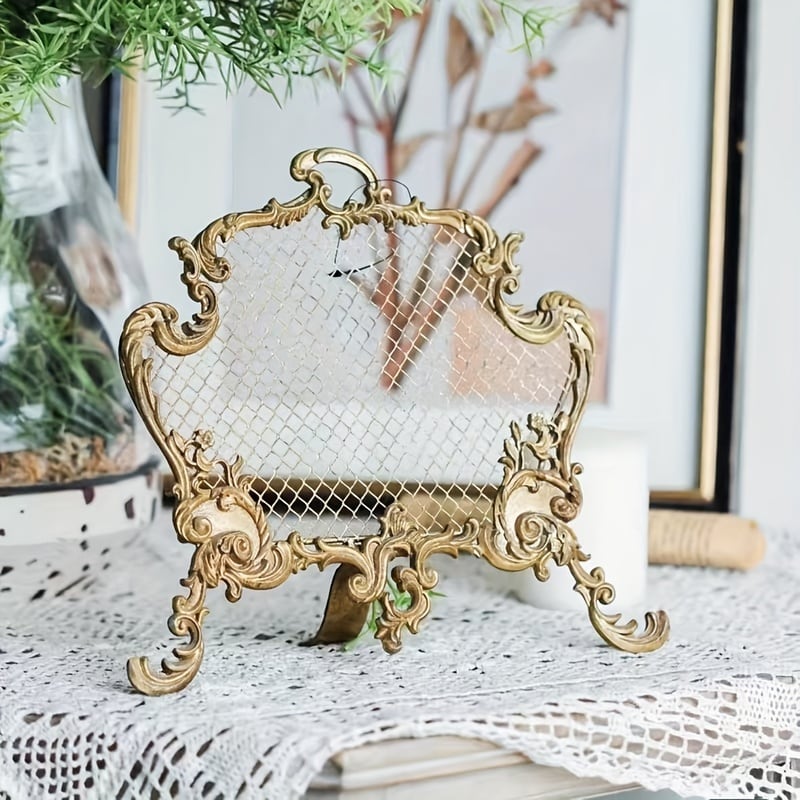 アクセサリー スタンド エレガント ヴィンテージ調 王冠 ティアラ おしゃれ かわいい インテリア ジュエリー イヤリング ピアス アンティーク調 レトロ調 収納 ドレッサー ゴールド