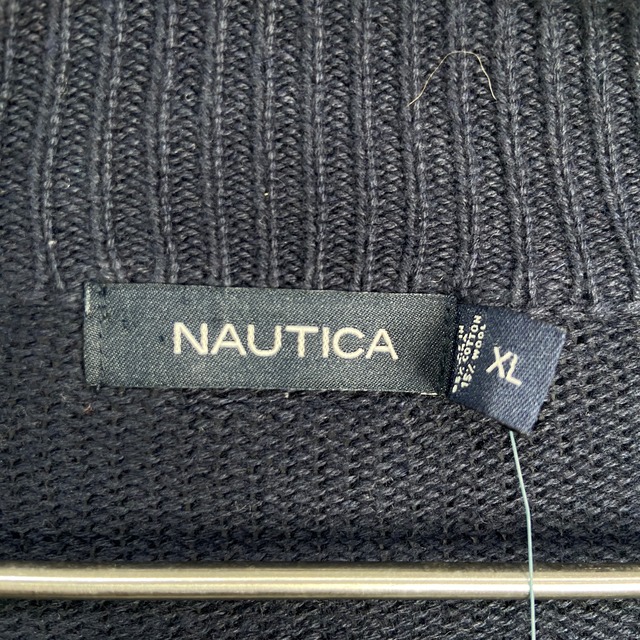 『送料無料』NAUTICA ノーティカ タグ付き未使用品 袖デザインジップニットジャケット