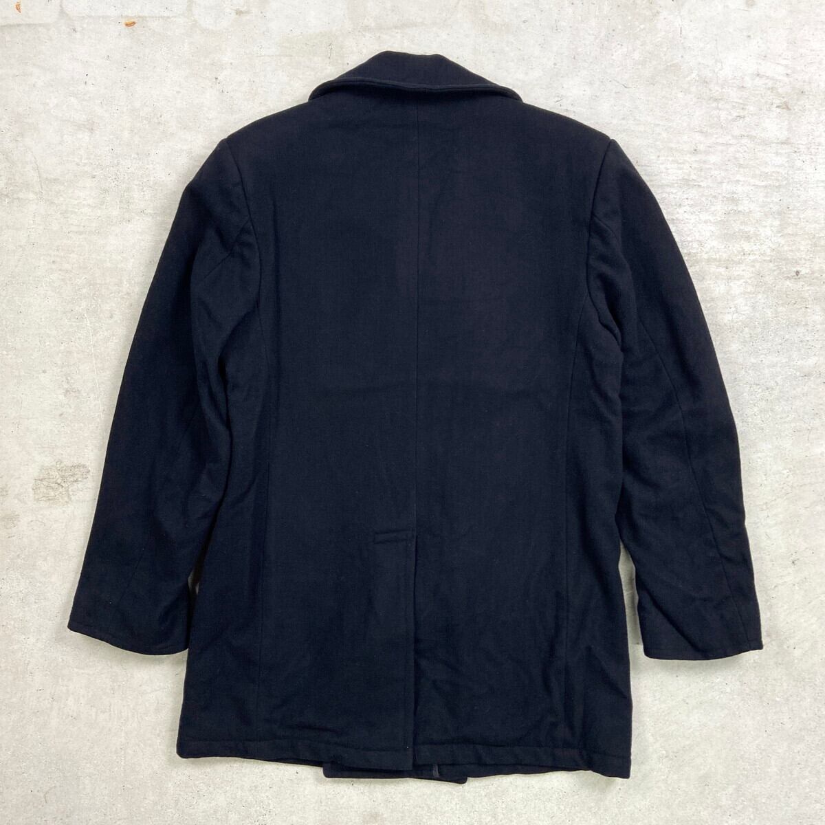 U.S.NAVY 米軍実品 DSCP Pコート ミリタリーコート メンズM~L相当 古着