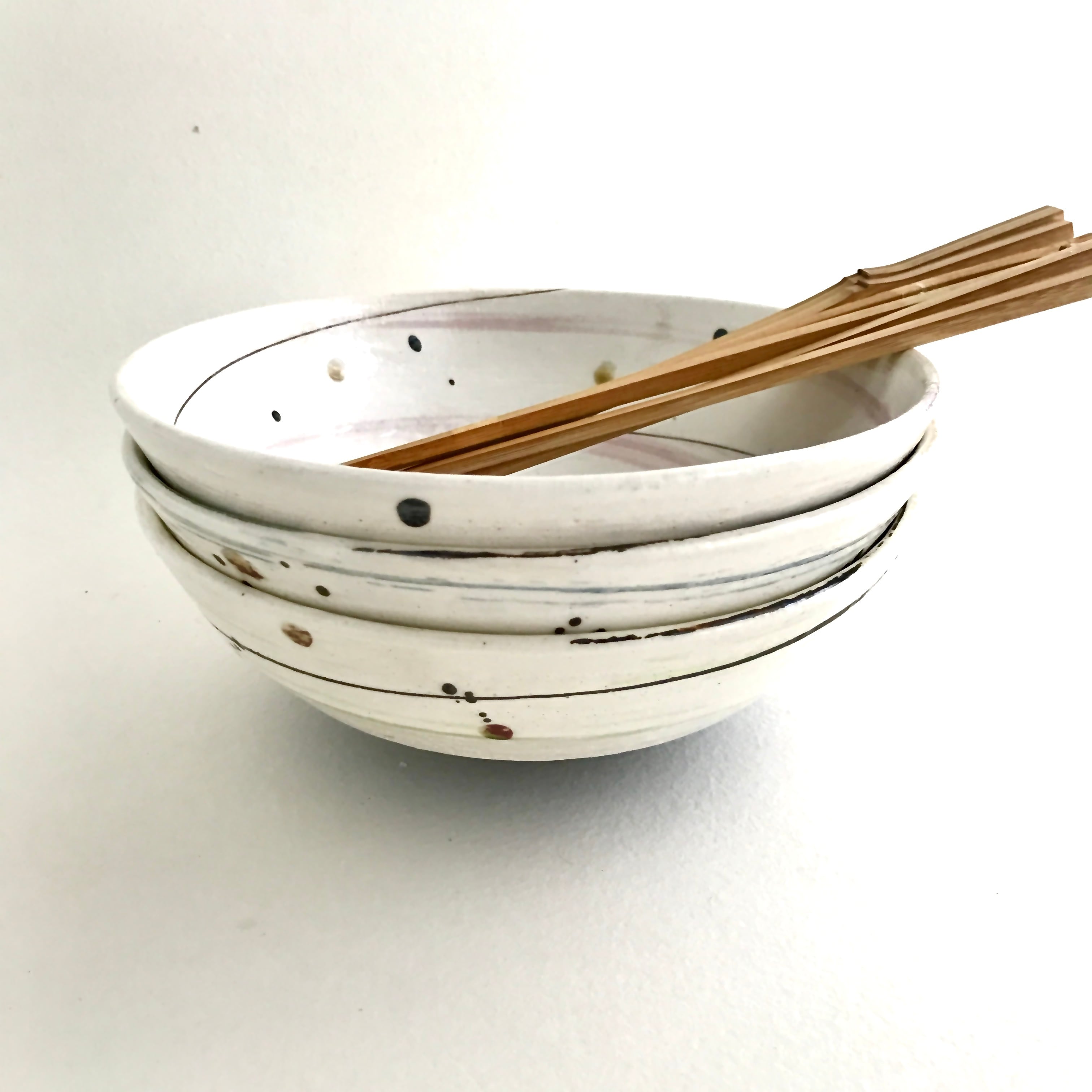 織部スパイラル紬bowl