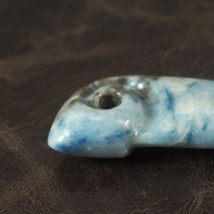 糸魚川青翡翠ペンダント　１２Ｘ１０mm 糸魚川青翡翠・ペンダント K10YG | mizunone