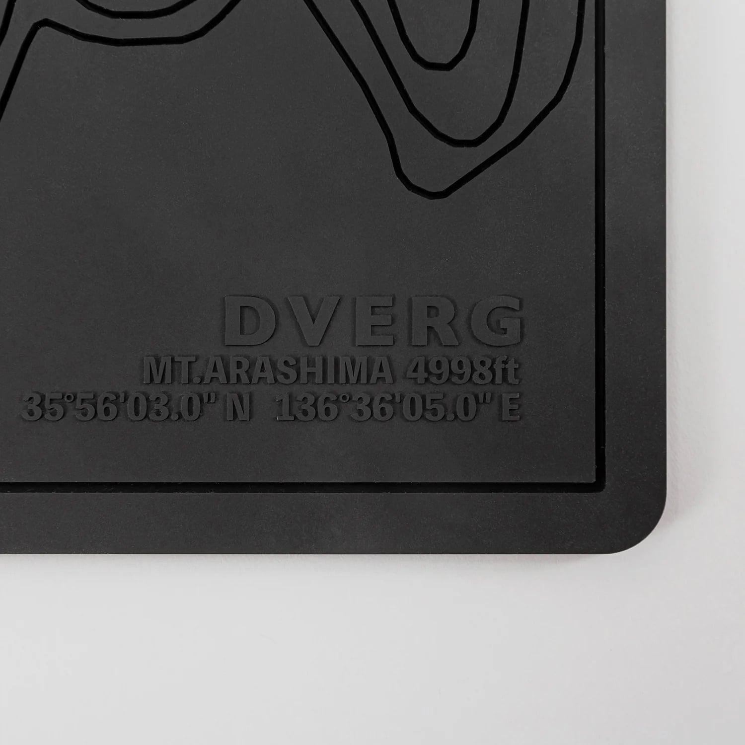 DVERG 「TOPOGRAPHIC BAR MAT」 | Camp Shop Lantern