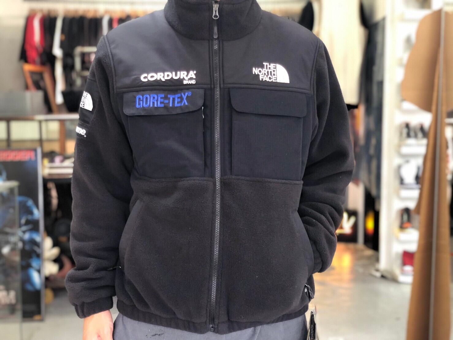 【美品】Supreme×TNF Expedition Fleece JKT M