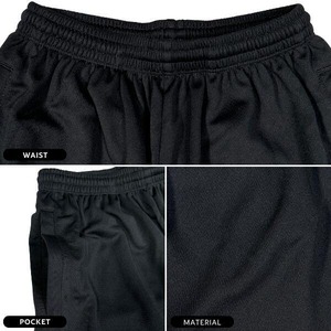 B2W SPORTS「"Vertical Logo" Dry Shorts Black」