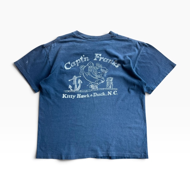 80s Good ”F” T-Shirt    ”Capt’nFranks” キャプテン・フランクスＴシャツ   グッドレギュラー ヘインズ フルーツ オニータ ラッセル