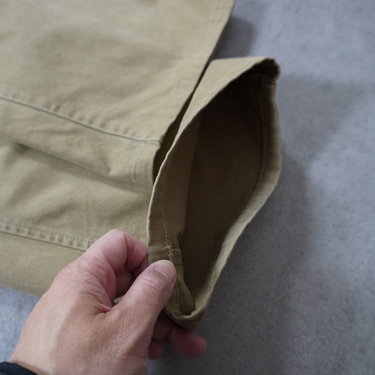 90s 初期型 Polo by Ralph Lauren POLO CHINO "SCOVILL zip" W34L30相当 古着 - 12