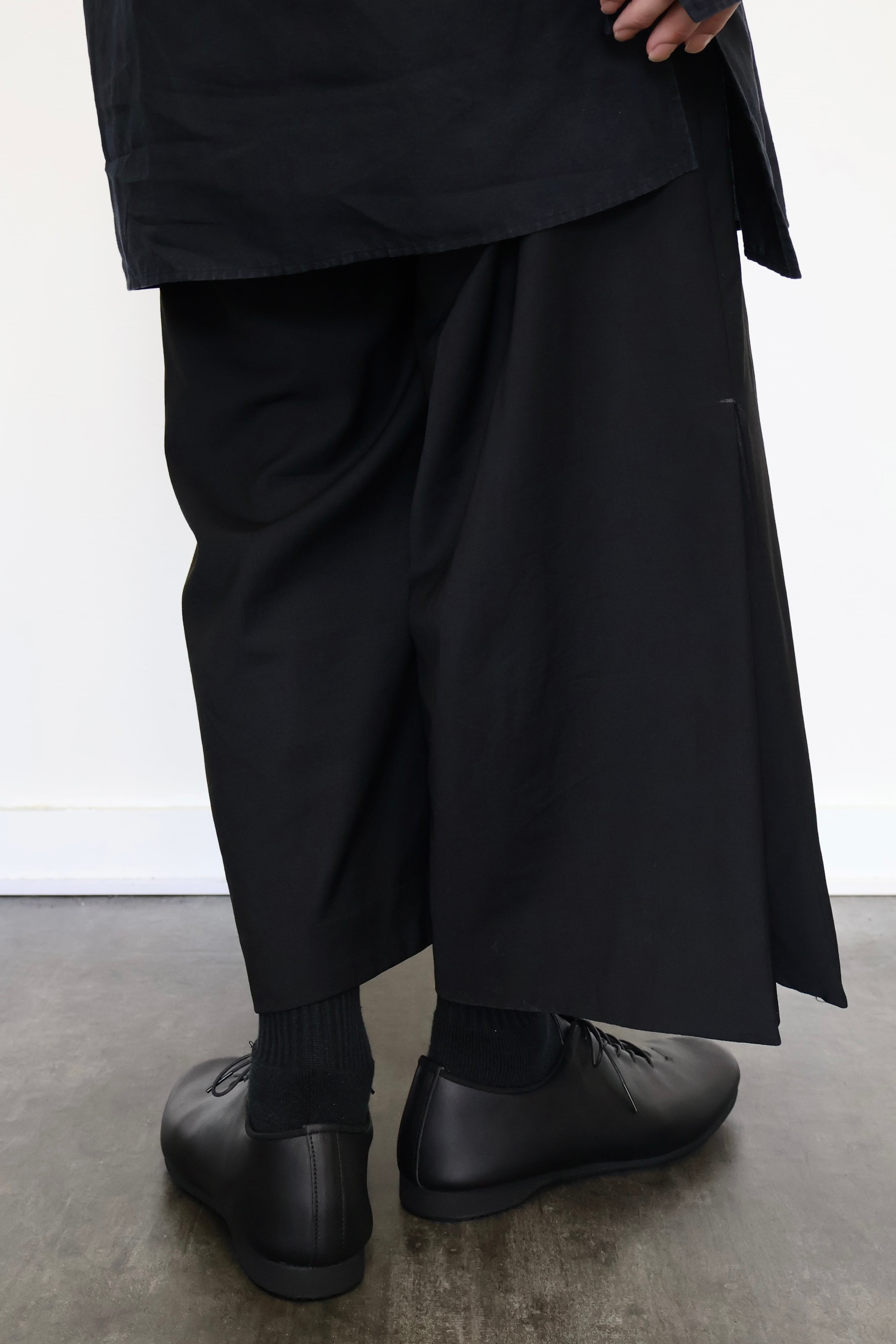 YOKO SAKAMOTO × Je t'emmène JAZZ FLAT SHOES ( GUIDI ) -BLACK- | OoaLL