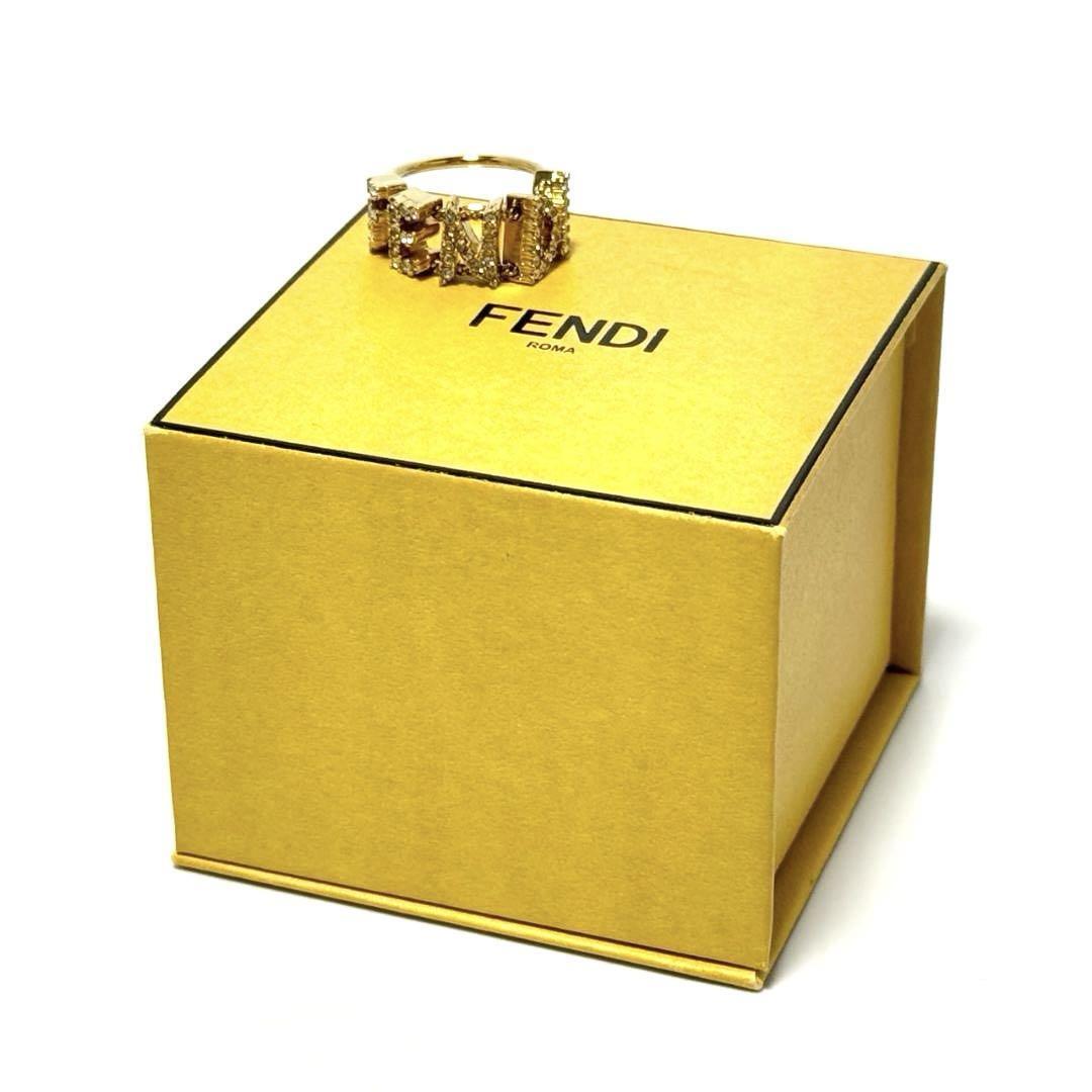 10号・希少】フェンディ FENDI レディース メンズ ロゴ リング 10号・希少】フェンディ FENDI レディース メンズ ロゴ リング