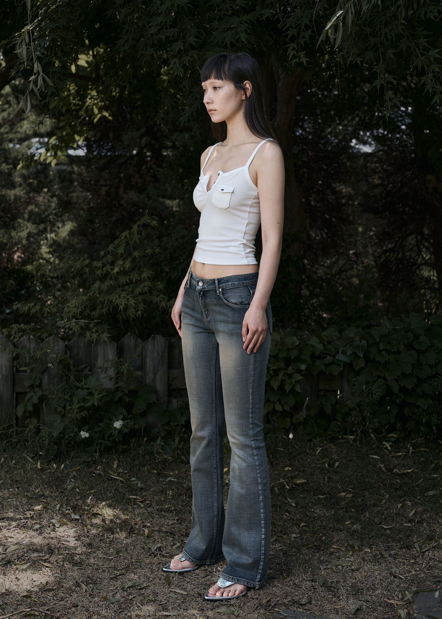 BOHEMIAN SEOUL] 23VER. BOOTS CUT DENIM PANTS IN BLUE 正規品 韓国