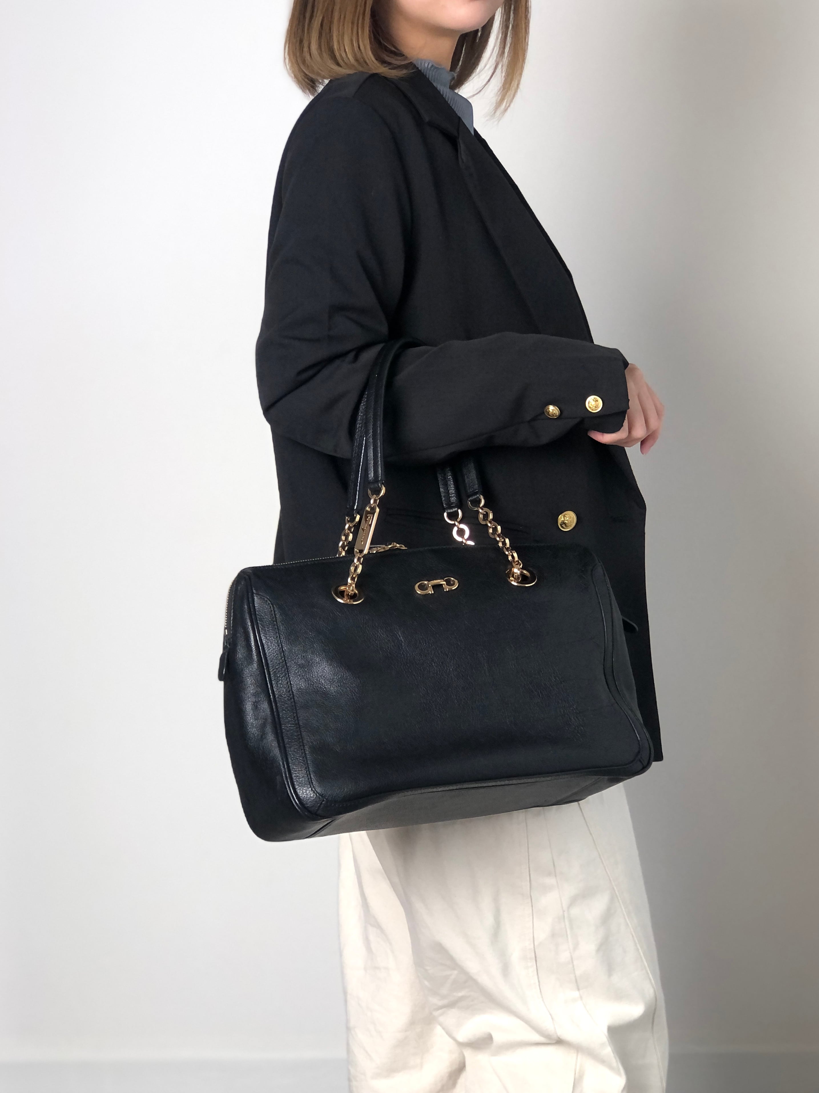 CELINE セリーヌ トリオンフ スカーフリング ゴールド vintage