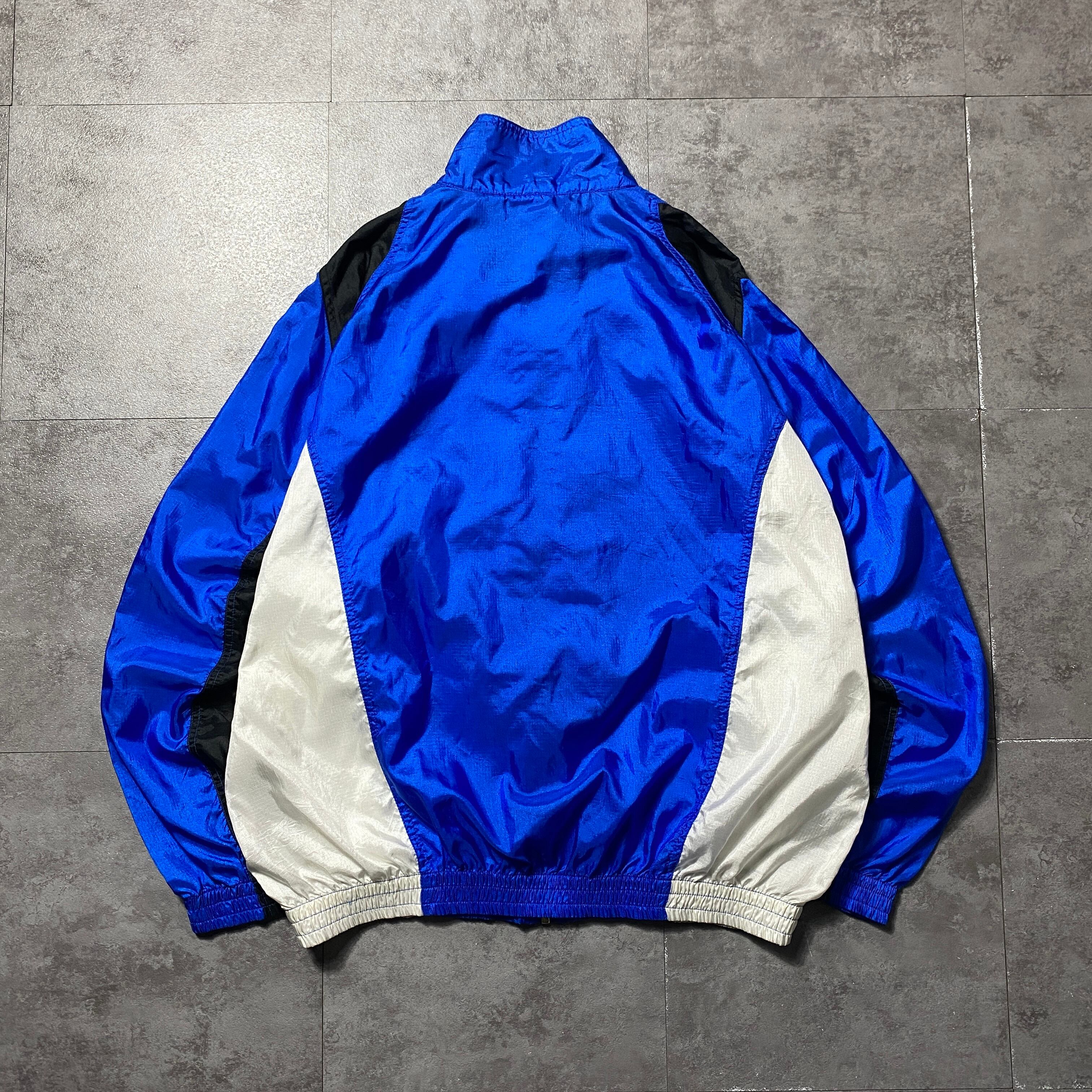 レディース 古着 80s NIKE 紺タグ ワンポイント ライトグレー×グレー 