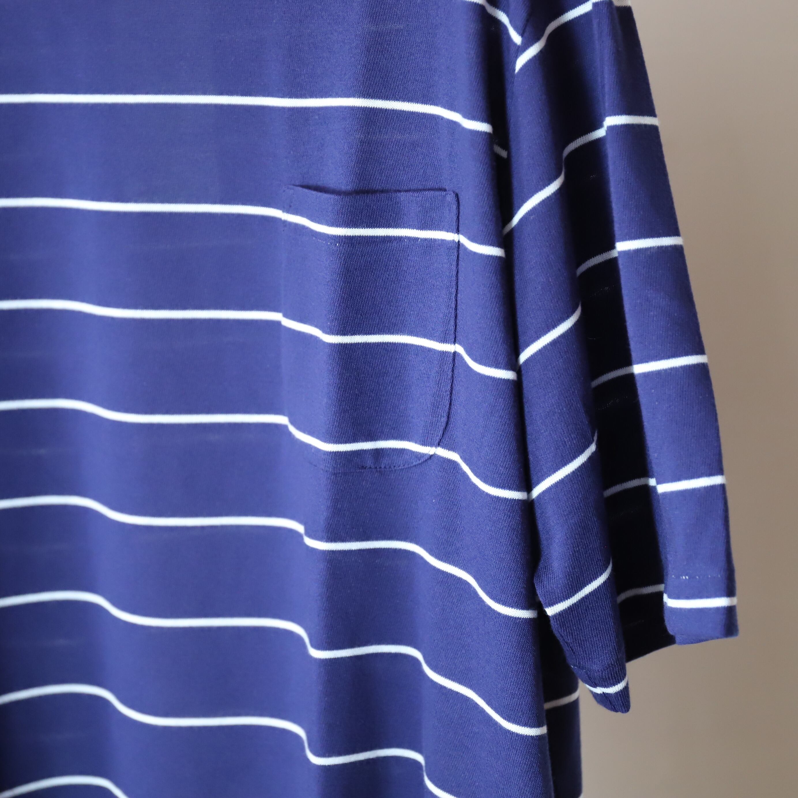 MAATEE&SONS / S/S BORDER POCKET TEE 