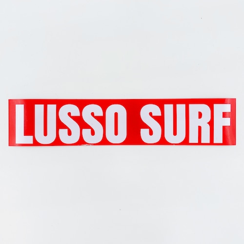 LUSSO SURF Sticker【Red】