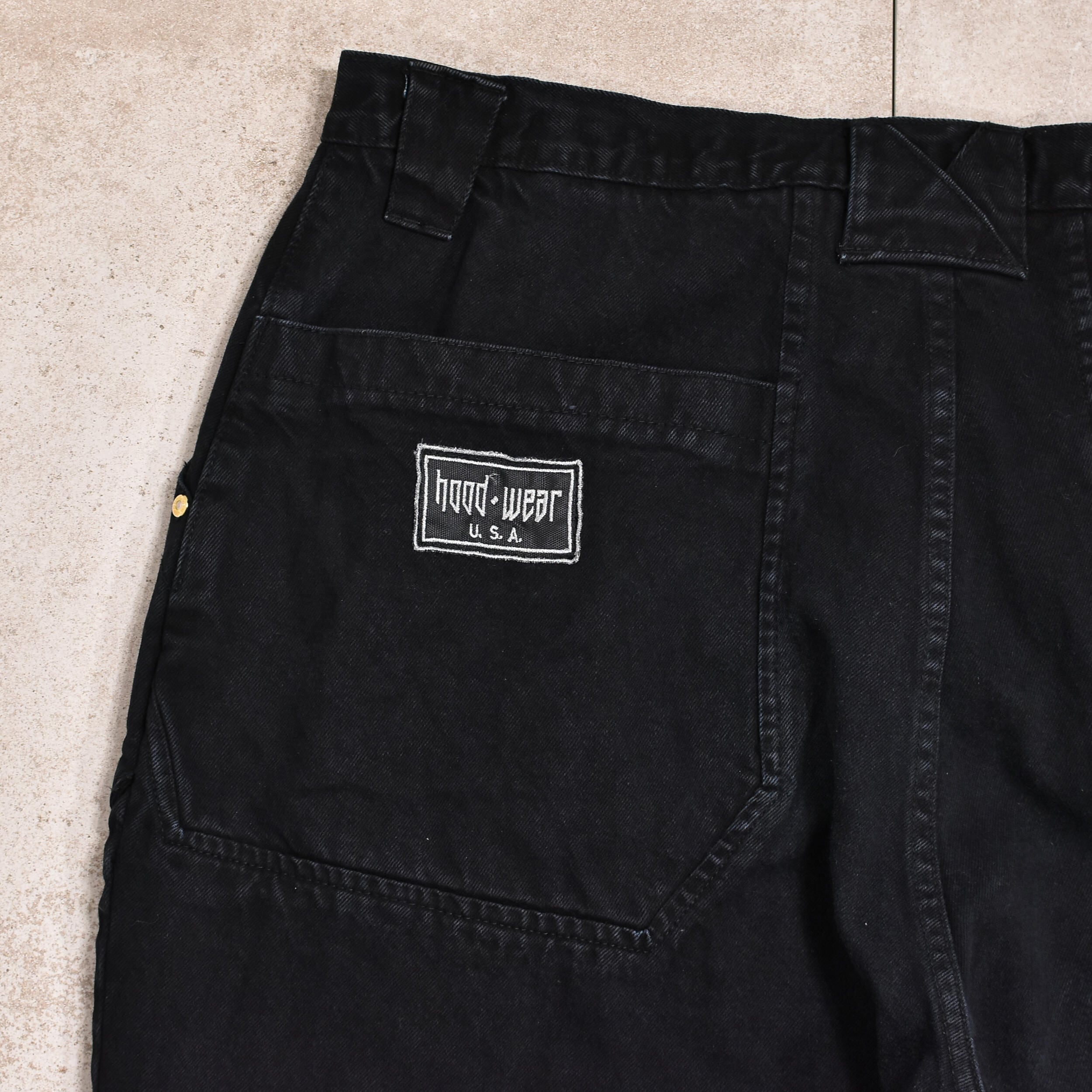 90s～ hood・wear super wide denim pants | 古着屋 grin days memory