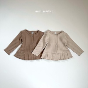 【予約/特典】mimi market / Snow Frill Cardigan
