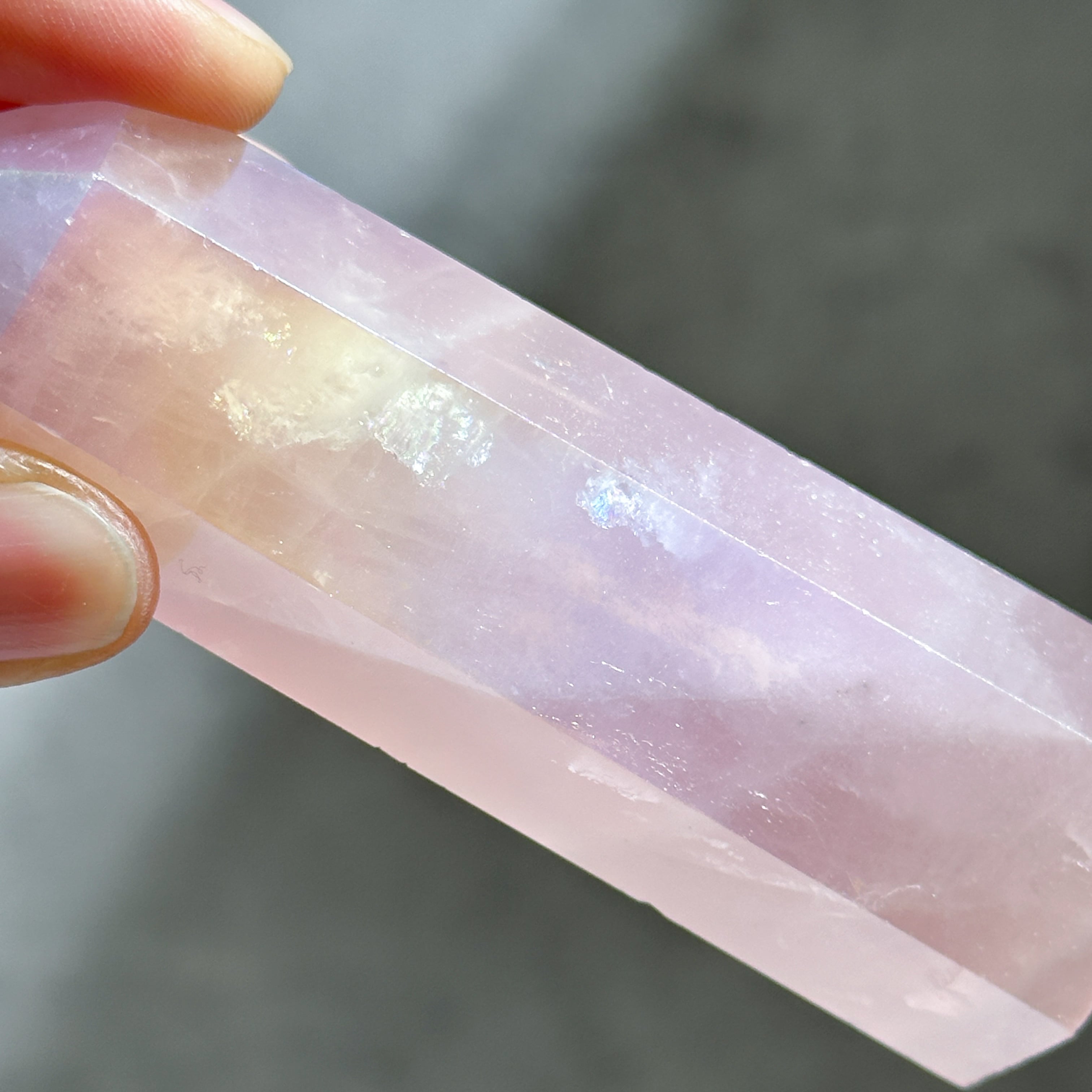 エンジェルオーラローズクォーツ タワー22✧ Angel Aura Rose Quartz