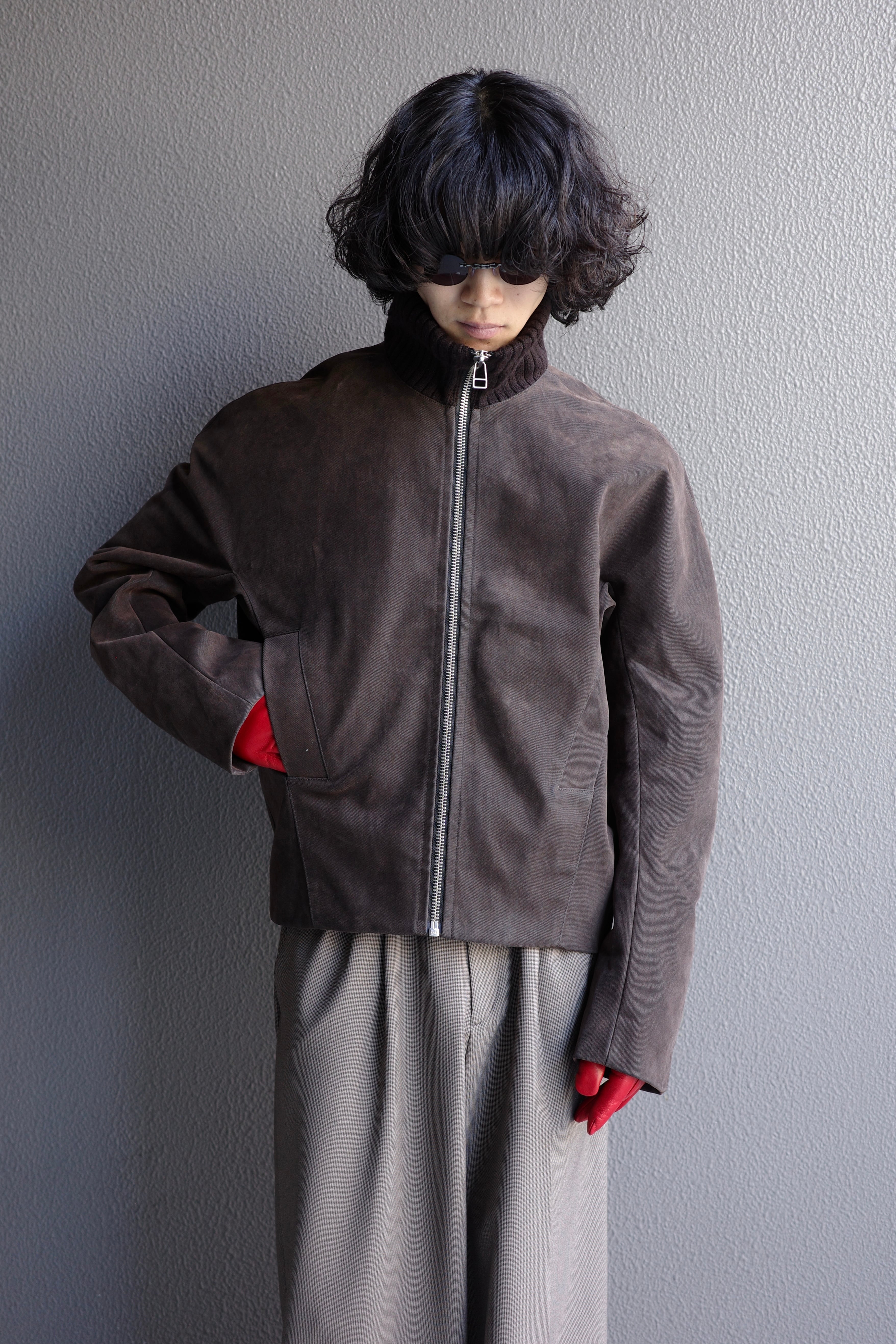 Omar Afridi【PILOT BLOUSON -BROWN-】 | lloomm
