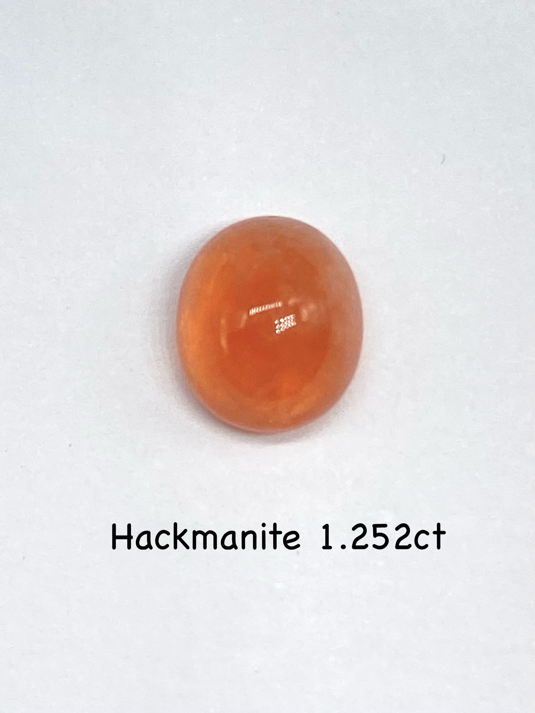 希少石 ベニトアイト ルース 0.46ct 大粒 ラウンド｜手芸素材・材料 