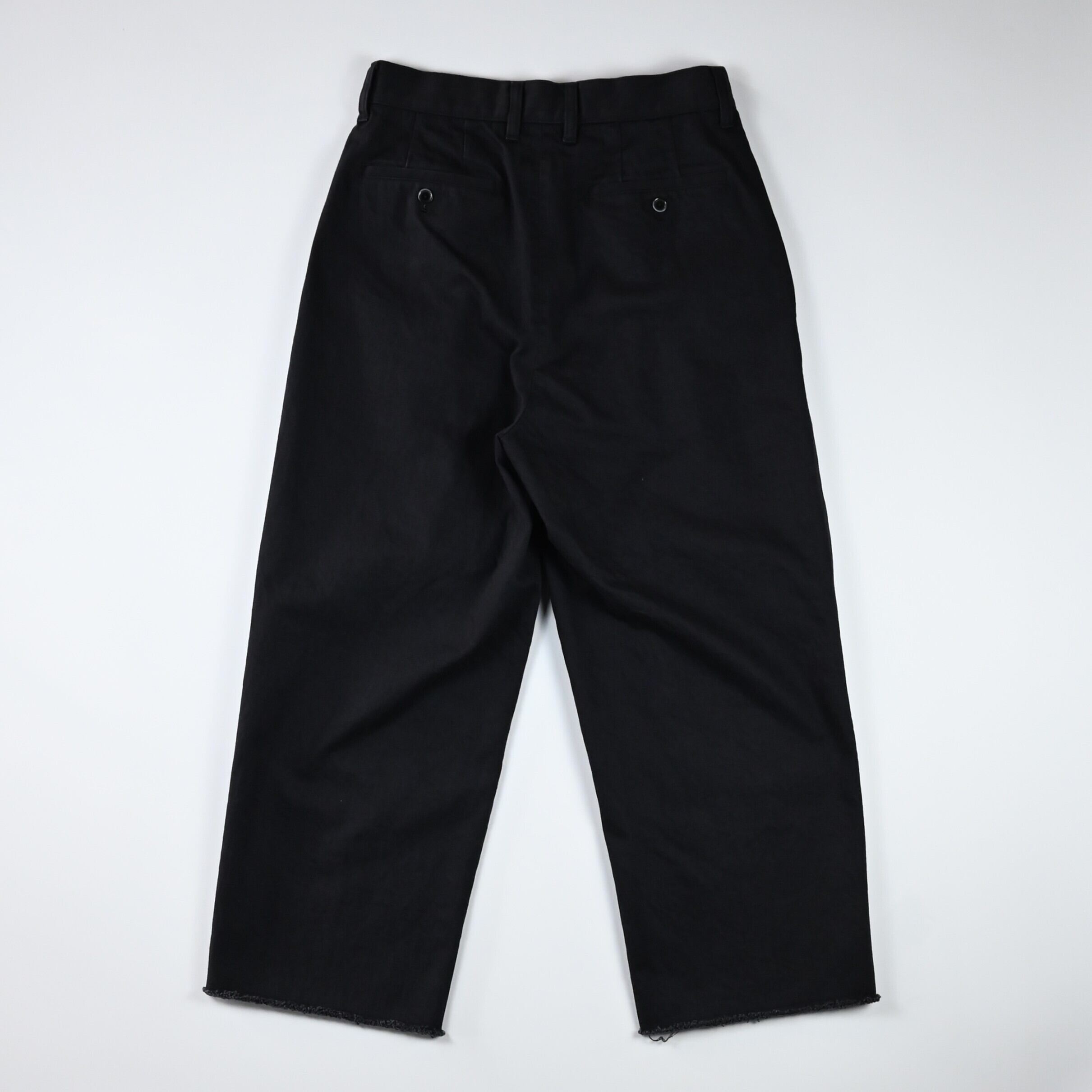 さともも SAYATOMO / 2-Tack Cutoff Wide Denim Pants | GANKO