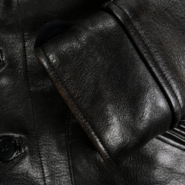 Size【S】 TENDERLOIN テンダーロイン T-HIDE S BLACK レザー