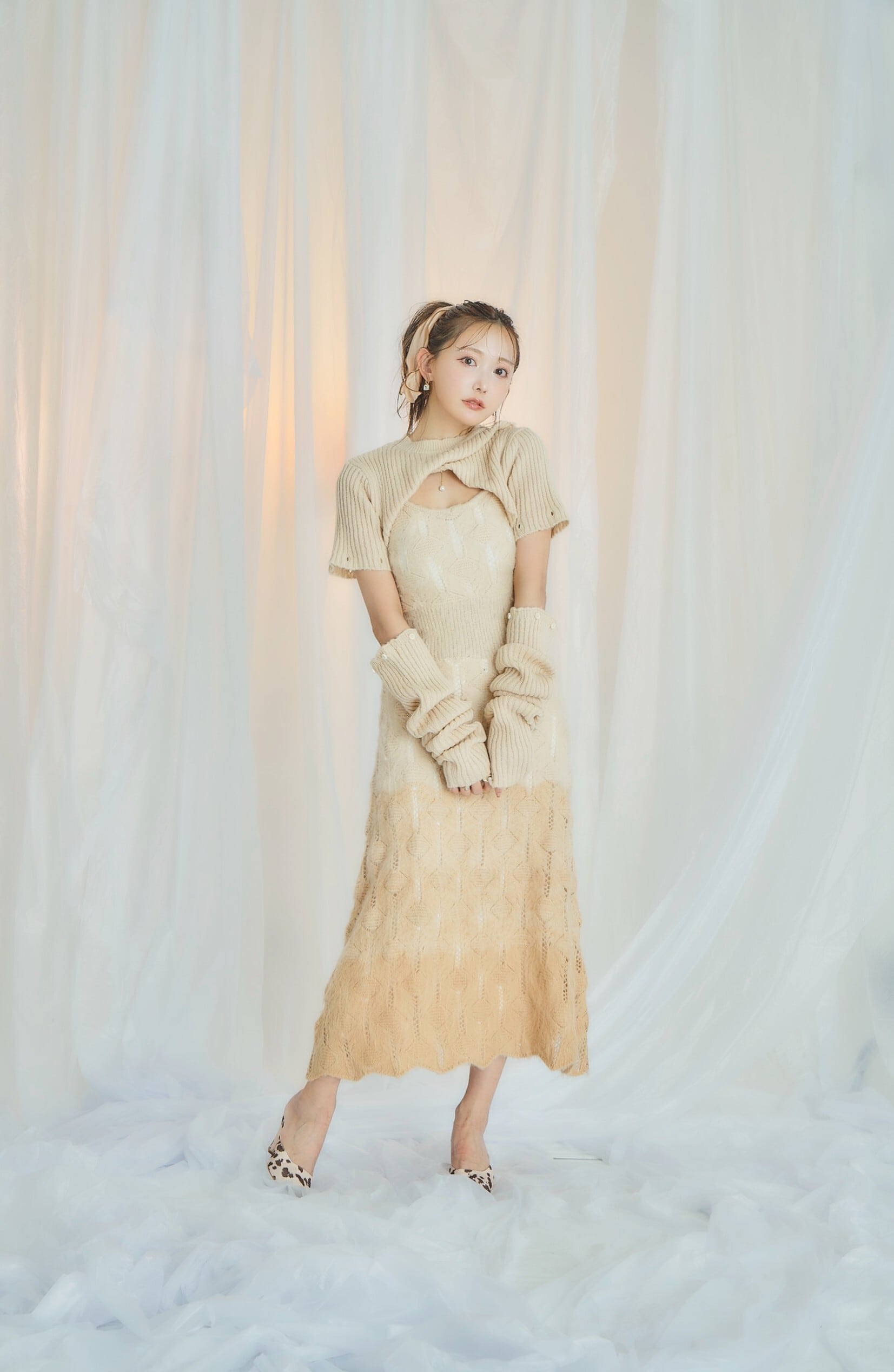 Gradation Knit Dress Set