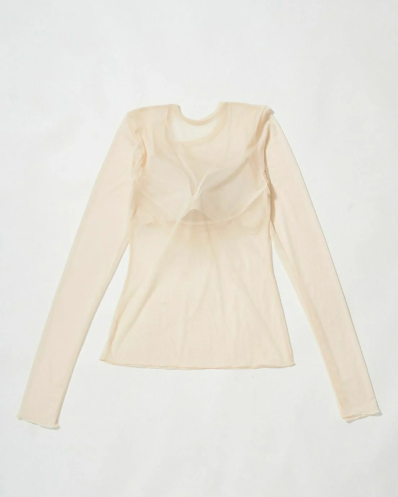 NICENICE MOMENT / Mesh LS Shell Mesh Beige