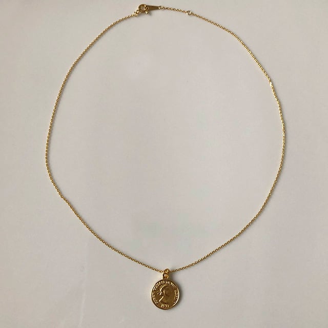 goldのみ予約商品】Silver925 coin chain necklace 0219 | #FFF