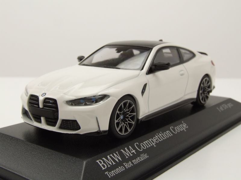 BMW 4シリーズ M4 (G82) 2020 ホワイト/ブラック 1/43 ミニチャンプ