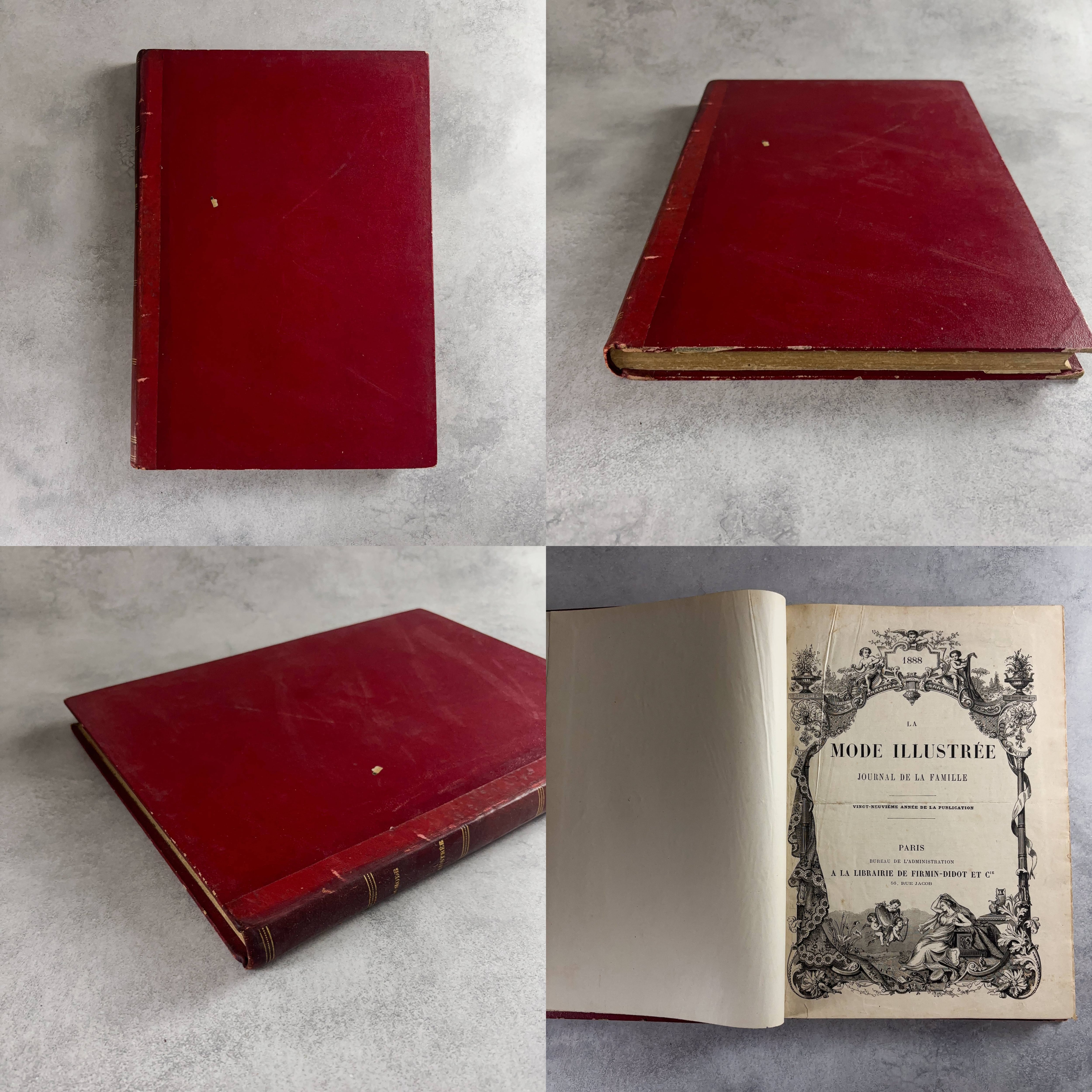 ラ・モード イリュストレ La mode illustree 52冊子分 1888年 ラ・モード イリュストレ La mode illustree 52冊子分 1888年