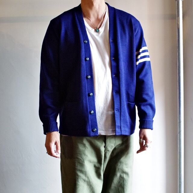 s "Whiting" Vintage Lettered Cardigan / ヴィンテージ レタード