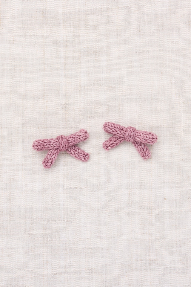 〈 Misha&Puff 26AW 〉 GOLDIE BOW SET / ANTIQUE ROSE