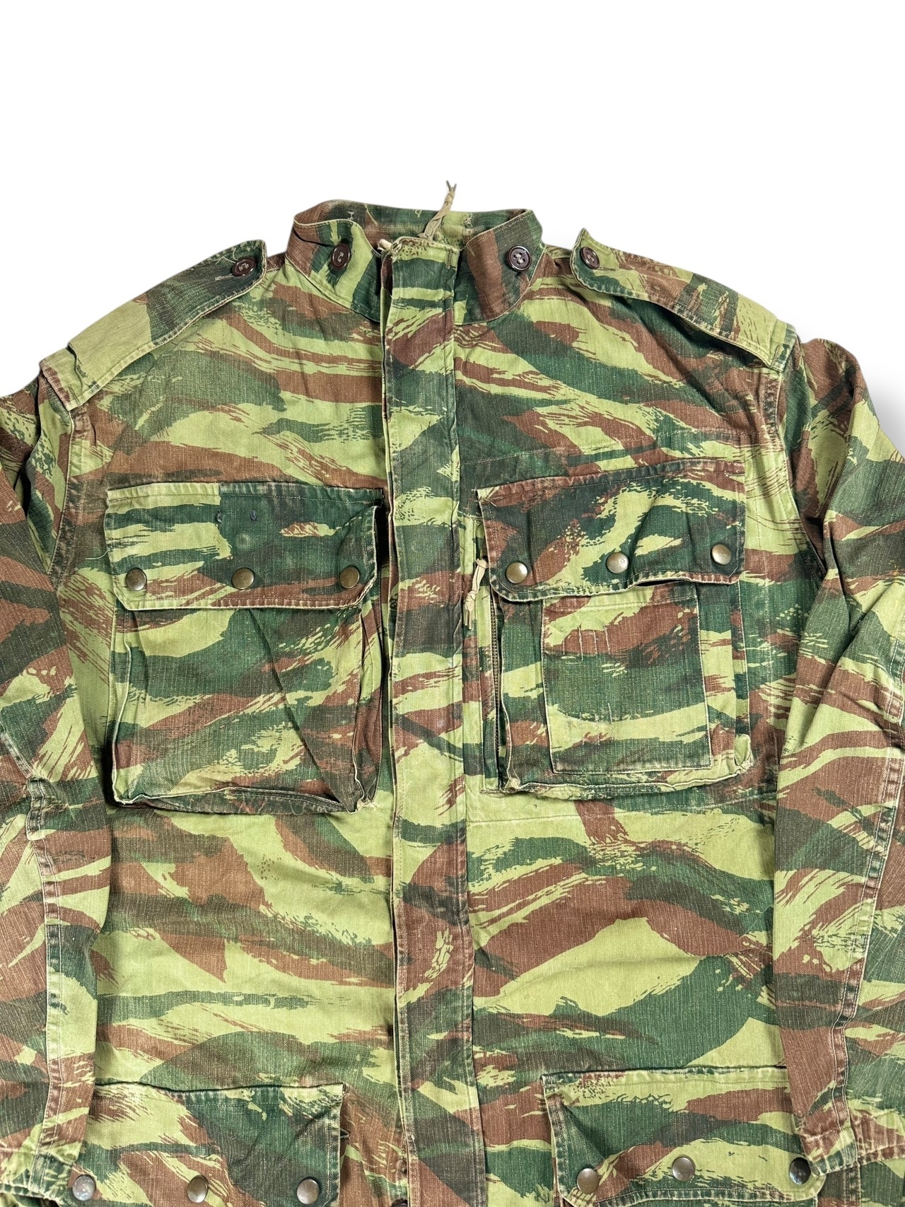 【Ireggular】60s French Military Lizard Camo Paratrooper Coat