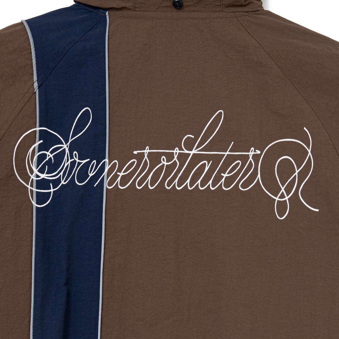 SOL Nylon Track Jacket (BROWN) | SO SHOP & HOSTEL NAKAMEGURO