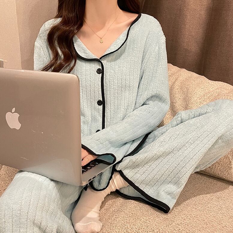 新品‼️ 送料無料 ルームウェア 部屋着 上下 セットアップ パープル XL 通販 新品‼️ 送料無料 ルームウェア 部屋着 上下 セットアップ パープル XL