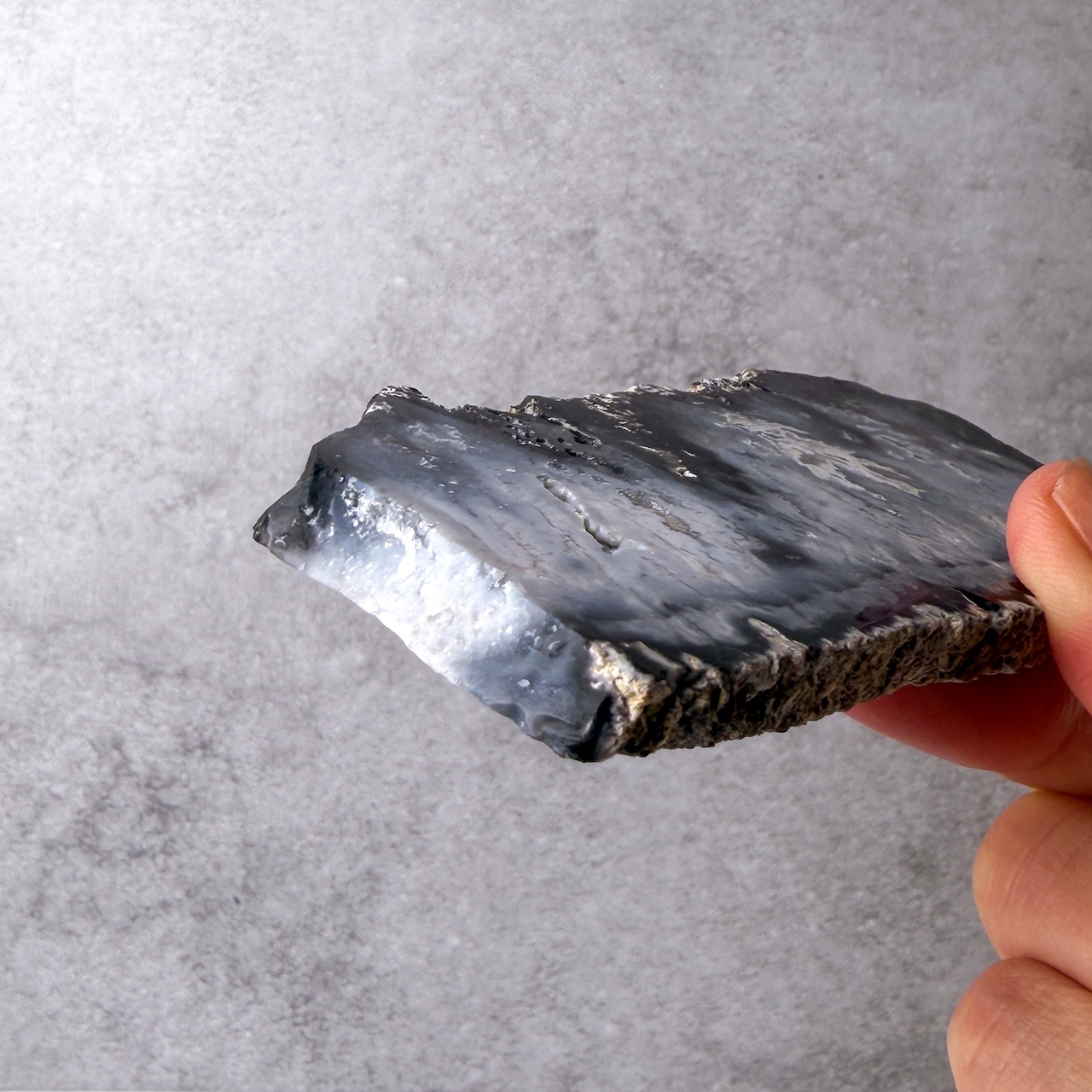 ブループルームアゲート01 スラブ * Agate * 天然石