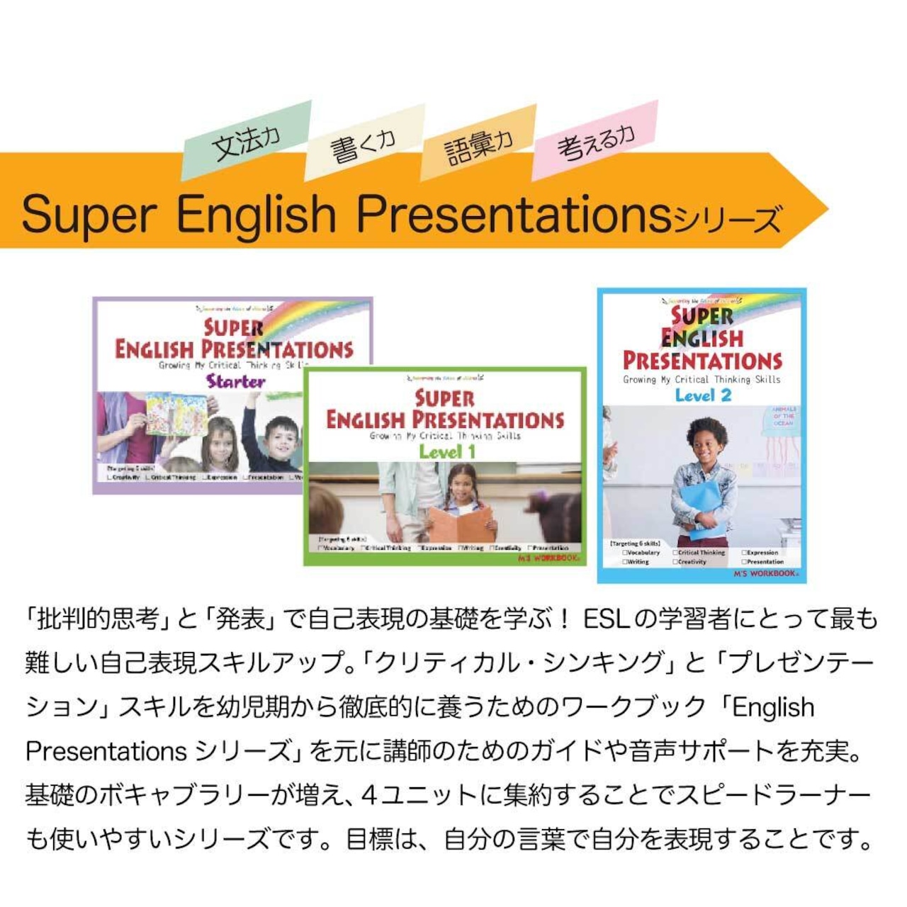 【Super English Presentations_STARTER】音声ダウンロード版