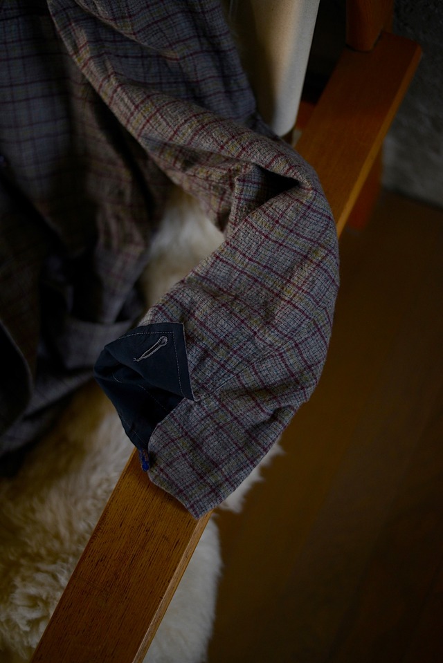 blackbird / double breasted director’s jacket (check)