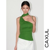Asymmetry Ribbon Knit Camisole/2color