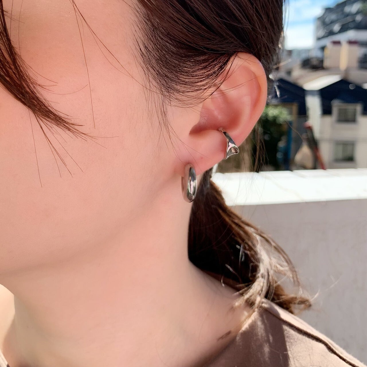 316L Chunky mini hoop pierce | onesea
