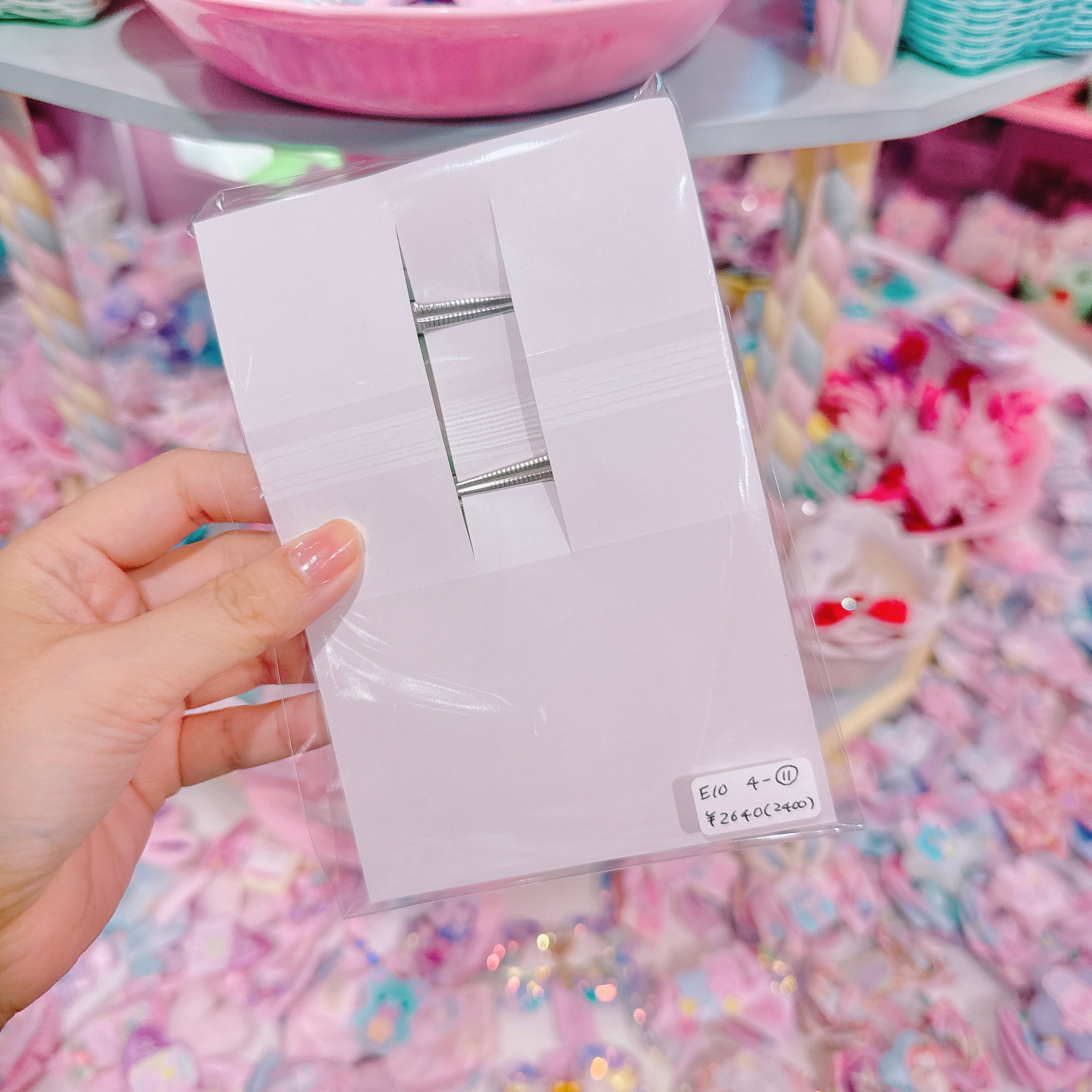 【E10】4-11ツインヘアクリップ